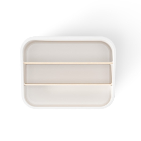 Organizator Bellwood 14x17x24 cm, 80% Plastic Reciclat și 19% Lemn Regenerabil Alb - Umbra [5]