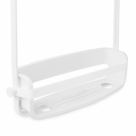 Organizator pentru Baie Flex Alb din Plastică și Silicon Alb, 31x9x65cm, Umbra 023460-660 [1]