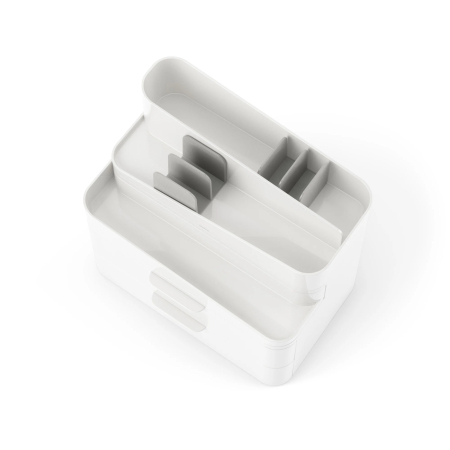 Organizator pentru Cosmetice Glam Large 18x25x26 cm, Plastic Alb - Umbra [2]