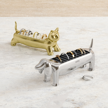 Organizator pentru Inele Ali Cat 12x4x5 cm, Auriu Lustruit - Umbra [6]