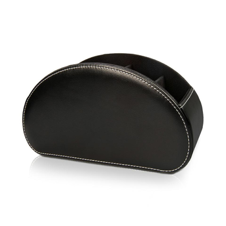 Produse - Organizator pentru Telecomenzi Remot 23,5x7,5x11,5 cm, Piele Negru - SHP