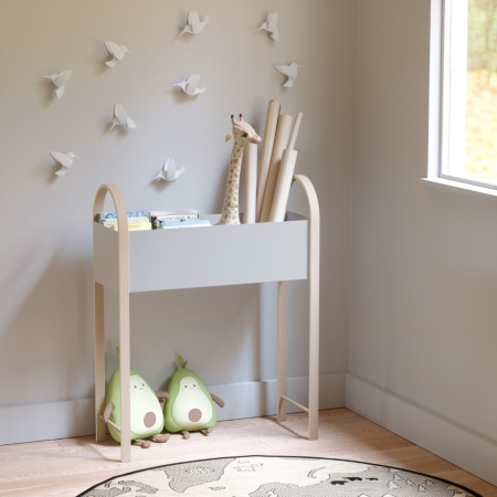 Organizer Bellwood Alb Natural din Metal și Lemn de Frasin Alb, 71x26x91cm, Umbra 1013879-668 [4]
