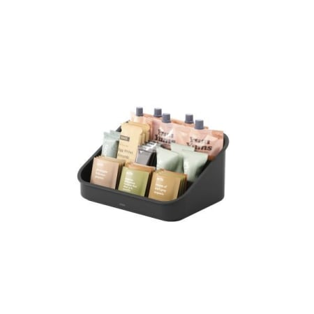 Cutii decorative - Organizer Bellwood 14x17x24 cm, 80% din Plastic Provenit din Reciclare și 19% din Lemn Regenerabil Negru - Umbra