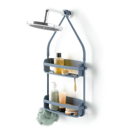 Produse - Organizer de Baie Flex Albastru din Plastic Albastru, 31x9x65cm, Umbra 023460-1050