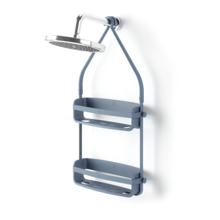 Organizer de Baie Flex Albastru din Plastic Albastru, 31x9x65cm, Umbra 023460-1050 [1]