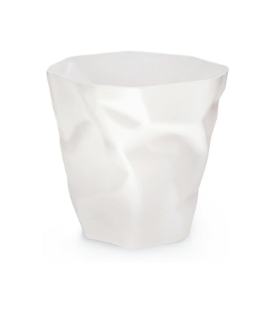 Produse - Organizer de birou Plast Mini 10,5x10,5x10 cm, Polipropilenă Alb - King Home