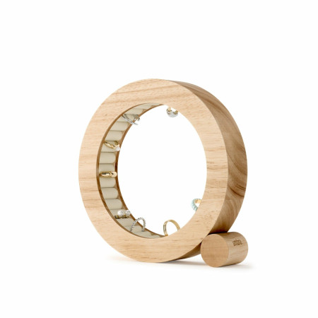 Cutii decorative - Organizer pentru Bijuterii Ferris Natural 19x4x19 cm, Naturalne Lemn - Umbra