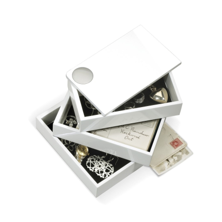 Cutii decorative - Organizer pentru Bijuterii Spindle 19x11x11 cm, Lemn - Umbra