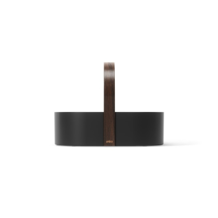 Organizer pentru Cosmetice Bellwood 30x20x23 cm, Plastic Reciclat și Lemn Negru - Umbra [4]