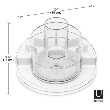 Organizer pentru Cosmetice Cascada 25x17x25 cm, Transparent - Umbra [5]