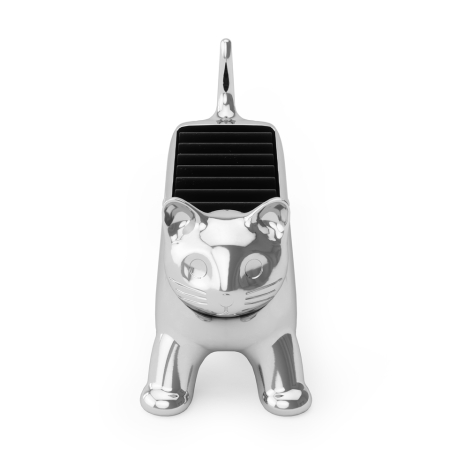 Organizer pentru Inele Ali Cat 12x4x5 cm, Metal Turnat Crom Lustruit - Umbra [2]
