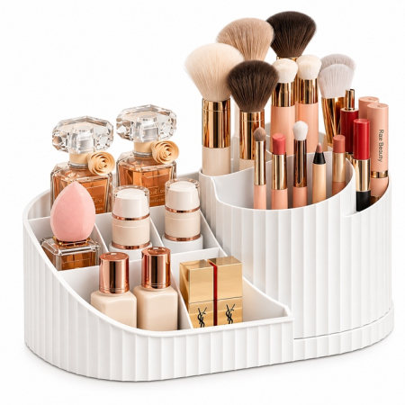 Produse - Organizer pentru pensule Smart 20,5x11x11,6 cm, Alb - SHP