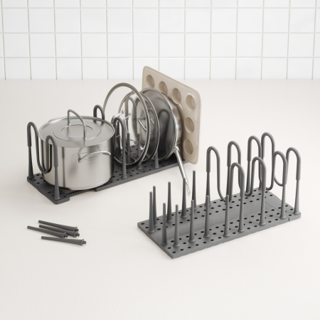 Organizer pentru Vase Peggy 54x19x21 cm, Gri - Umbra [3]