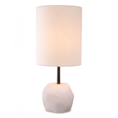 Veioze -   Lampă de masă Cahaba alabastru cu abajur 116934 EICHHOLTZ