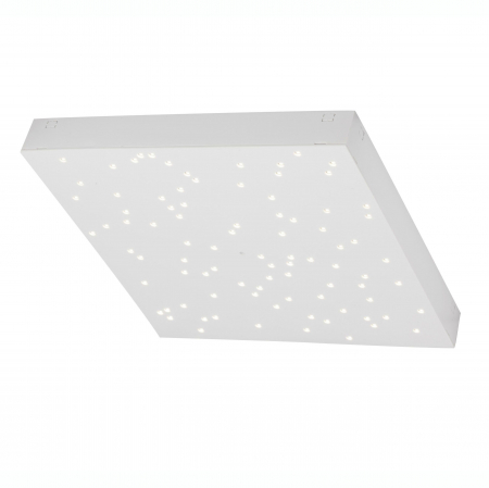 Panou LED tavan dimabil Star 30x30 cm alb/negru cu perforatii (gauri mici), control telecomanda, 9180381 - Novaluce [0]