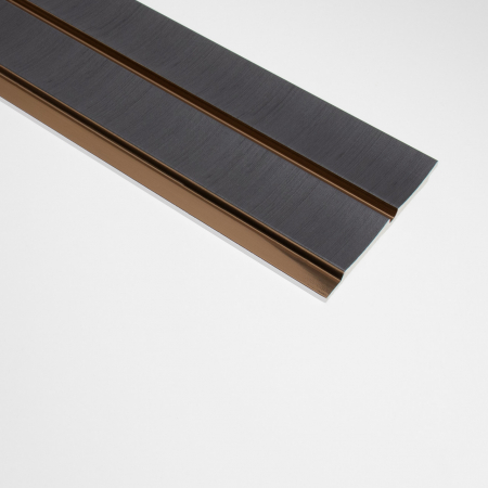 Panou riflat 3D Amber, Antracit, 270x13 cm, Lamelio [2]