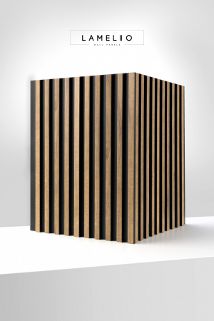 Panou riflat 3D Asti, Oak Craft, 270x12.2cm, Lamelio [2]