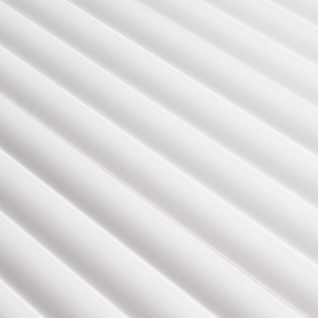 Panou riflat 3D Luna, Alb, 270x12 cm, Lamelio [1]