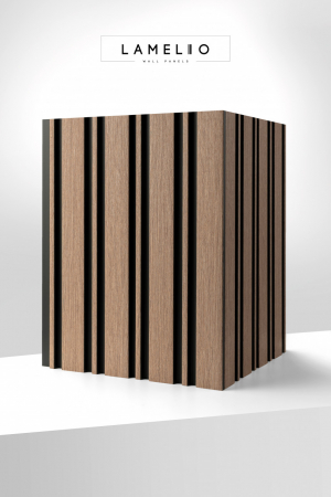 Panou riflat 3D Milo, Oak Sonoma, 270x11.6cm, Lamelio [3]
