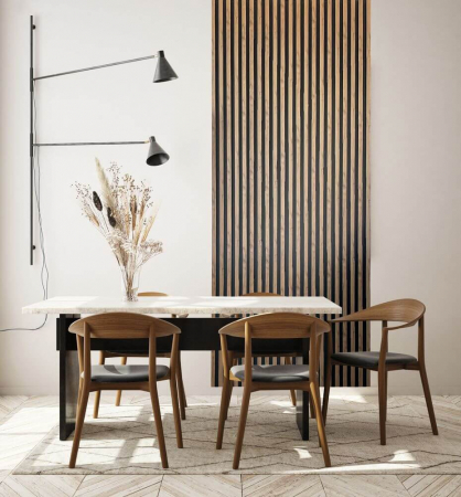 Panouri riflaje - Panou riflat 3D Vasco, Oak Craft, 270x11.7cm, Lamelio