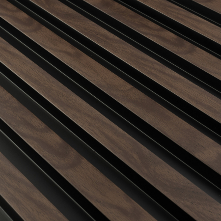 Panou riflat 3D Vasco, Walnut, 270x11.7cm, Lamelio [2]
