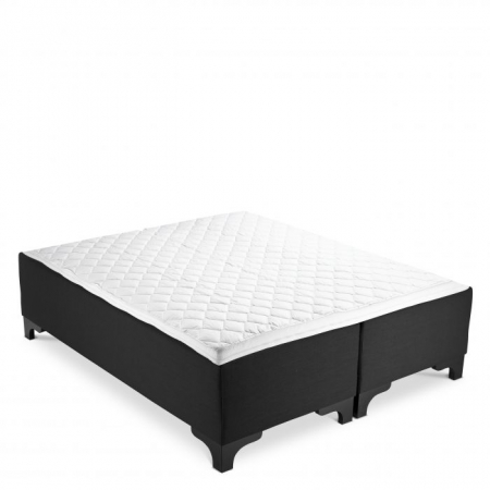 Panouri tapitate pentru pat sau pereti -   Set de pat Mavone negru 180 x 210 cm 107899 EICHHOLTZ