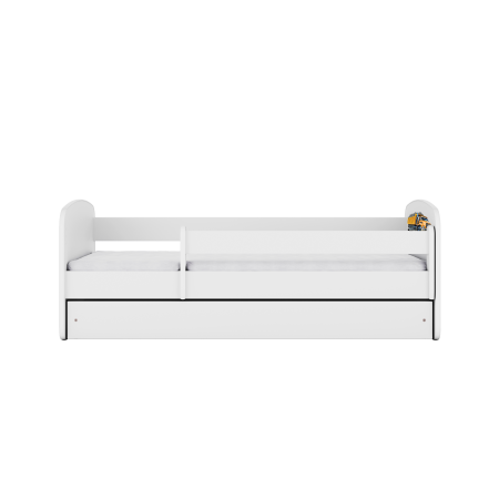 Patut baieti cu desen camion Babydream 140/160/180 cm, MDF diverse culori [2]
