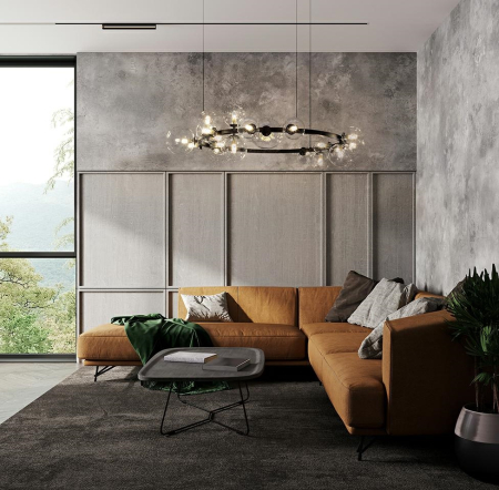 Pendul Alure 120 100x100x230 cm, Negru - Moosee [8]