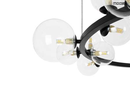 Pendul Alure 85x85x230 cm, Negru - Moosee [2]