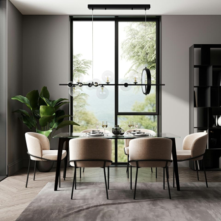 Pendul Alure Line 120x30x230 cm, Metal Negru - Moosee [9]