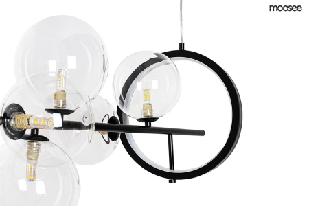 Pendul Alure Line 120x30x230 cm, Metal Negru - Moosee [3]