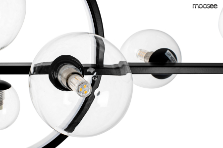 Pendul Alure Line Twin 120x25x83 cm, Negru - Moosee [2]