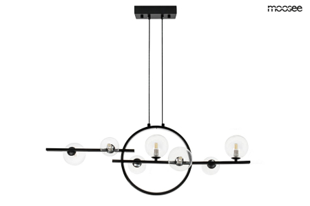 Produse - Pendul Alure Line Twin 90x20x83 cm, Metal Negru - Moosee