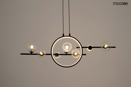 Pendul Alure Line Twin 90x20x83 cm, Metal Negru - Moosee [6]