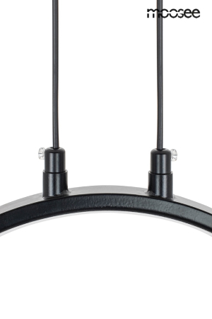 Pendul Alure Line Twin 90x20x83 cm, Metal Negru - Moosee [4]