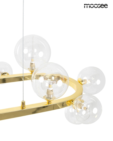 Pendul Alure Oval 120x55x270 cm, Auriu Lucios - Moosee [3]