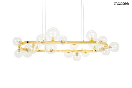 Produse - Pendul Alure Oval 120x55x270 cm, Auriu Lucios - Moosee