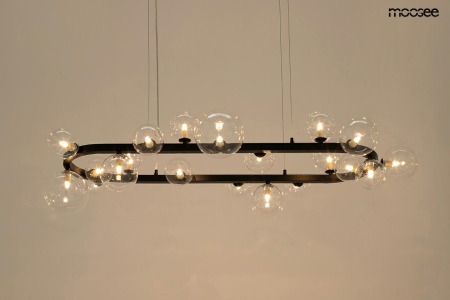 Pendul Alure Oval 120x55x270 cm, Oțel Negru - Moosee [1]