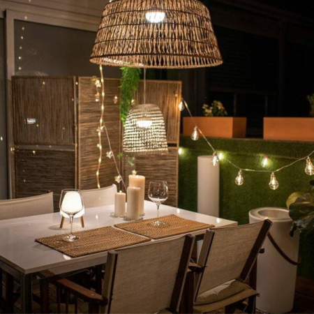 Pendul Amalfi 50 Indoor 49x49x28 cm, Fibre Naturale, Protecție IP20 - New Garden [2]