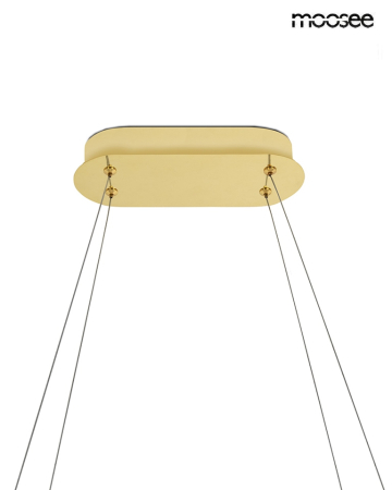 Pendul Anillo 120x35x7 cm, Metal și Aluminiu Auriu - Moosee [4]