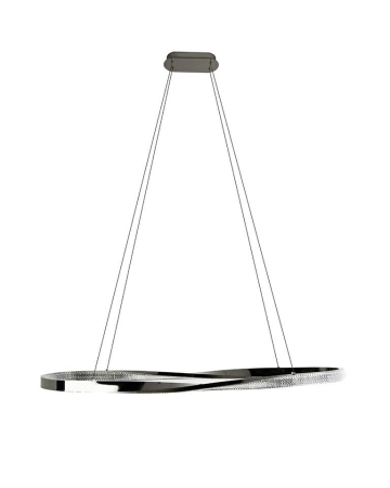 Pendul Anillo 120x35x7 cm, Metal și Aluminiu Negru Crom - Moosee [5]
