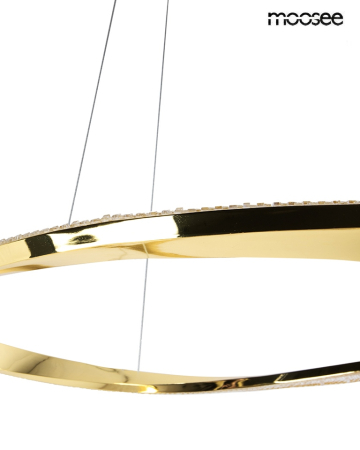 Pendul Anillo 2 80x40x28 cm, Metal și Aluminiu Auriu - Moosee [2]