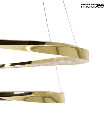 Pendul Anillo 2 80x40x28 cm, Metal și Aluminiu Auriu - Moosee [4]