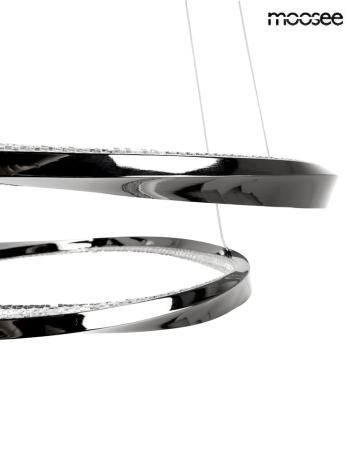 Pendul Anillo 2 80x40x28 cm, Metal și Aluminiu Crom - Moosee [2]