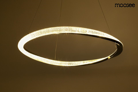 Pendul Anillo 80x80x208 cm, Metal și Aluminiu Negru Crom - Moosee [4]