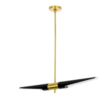 Pendul Apollo 1 120x8x178 cm, Negru Lustruit - Moosee [1]