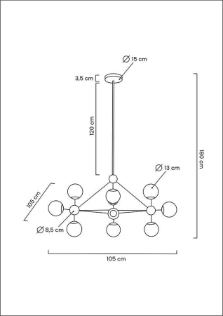 Pendul Astrifero 10 105x105x180 cm - Moosee [7]