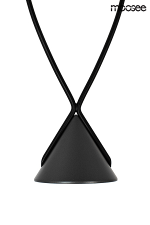 Pendul Atlas 3 110x8,5x240 cm, Aluminiu și Metal Negru - Moosee [4]