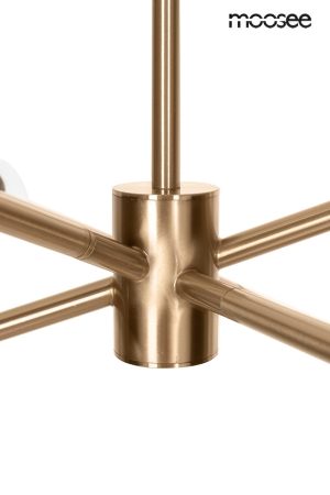 Pendul Aura 6 95x90x240 cm, Sticlă Auriu - Moosee [4]