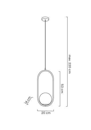 Pendul Aurelia 50, Auriu - Moosee [7]